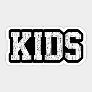 Kids Vintage Distressed Sticker